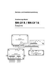 EasyLine RM-LV 8 Betriebs Und Installationsanleitung