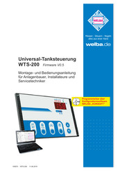 welba WTS-200 Montage- Und Bedienungsanleitung