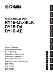 Yamaha RY16-ML-SILK Bedienungsanleitung