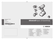 Bosch AdvancedImpact 18 QuickSnap Originalbetriebsanleitung