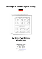 Refsta WKE595S Montage- & Bedienungsanleitung
