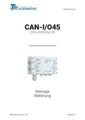 Technische Alternative CAN-I/O45 Montage, Bedienung