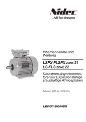 Nidec LEROY-SOMER FLSPX serie Inbetriebnahme Und Wartung