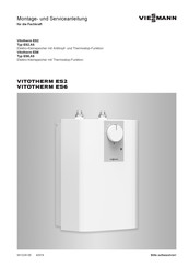 Viessmann Vitotherm ES2 Typ ES2.A5 Montage- Und Serviceanleitung
