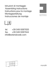 Extendo MONOLITH Montageanleitung