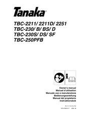 Tanaka TBC-250PFB Bedienungsanleitung