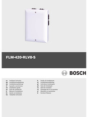 Bosch FLM-420-RLV8-S Installationsanleitung