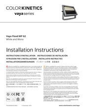 Color Kinetics Vaya serie Installationsanweisungen