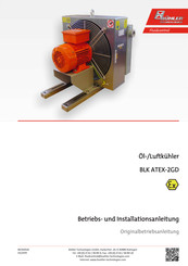Bühler technologies BNK ATEX-2GD Betriebs Und Installationsanleitung