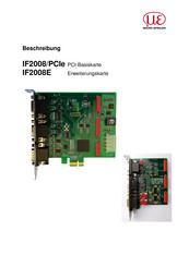 MICRO-EPSILON IF2008/PCIe Beschreibung