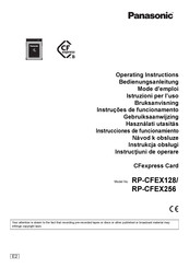 Panasonic RP-CFEX128 Bedienungsanleitung