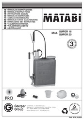 MATABI SUPER 20 Gebrauchsanweisung