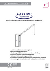 fadini BAYT 980 Montageanleitung