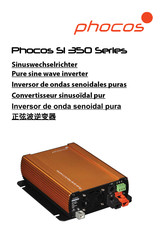 Phocos SI350 Serie Bedienungsanleitung