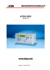 ATEQ G520 Bedienerhandbuch