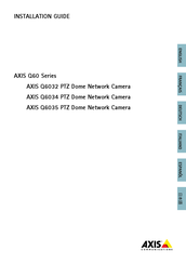 Axis Q6032 PTZ Installationsanleitung