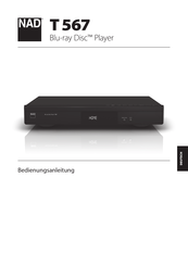 NAD T 567 Bedienungsanleitung
