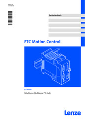Lenze ETC serie Gerätehandbuch