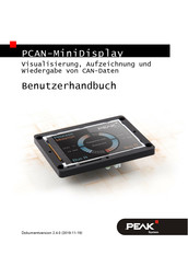 Peak System PCAN-MiniDisplay Benutzerhandbuch