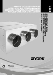 York YEFB Serie Gebrauchs - Und Wartungsanweisungen