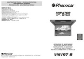 Phonocar VM197 B Montageanleitungen