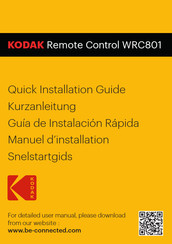 Kodak WRC801 Kurzanleitung
