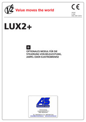 V2 LUX2+ Bedienungsanleitung