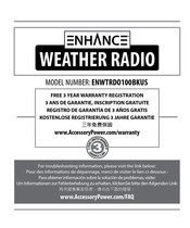 ENHANCE ENWTRDO100BKUS Bedienungsanleitung
