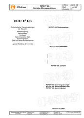 Rotex GS Serie Betriebs-/Montageanleitung