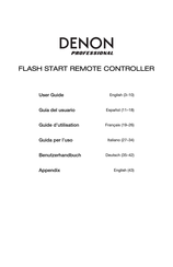 Denon Professional FLASH START Benutzerhandbuch