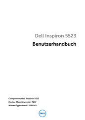 Dell Inspiron 5523 P26F Benutzerhandbuch