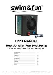 Swim & Fun Heat Splasher 1297 Bedienungsanleitung