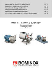 Bominox ELNOX-S Installations- Und Wartungsanweisungen