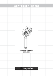 HANSGROHE Raindance Travel Kit 28526000 Montageanleitung