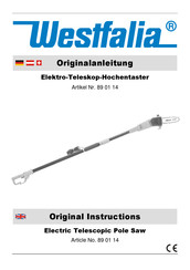 Westfalia 89 01 14 Originalanleitung