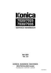 Konica 7025 Servicehandbuch