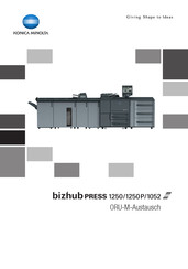 Konica Minolta bizhub PRESS 1252 Bedienungsanleitung