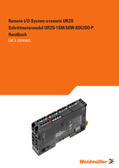 Weidmuller UR20-1SM-50W-6DI2DO-P Handbuch
