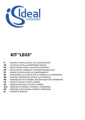 Ideal Standard LEGS Installations-, Gebrauchs- Und Wartungsanleitung
