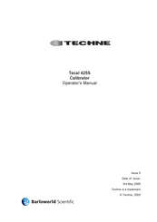 Techne Tecal 425S Bedienungsanleitung