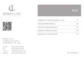DOMUS LINE BLOK Installationshandbuch