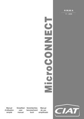CIAT MicroCONNECT Vereinfachtes Benutzerhandbuch
