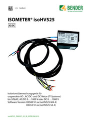 Bender ISOMETER isoHV525 Handbuch