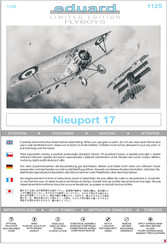 eduard Nieuport 17 Bedienungsanleitung