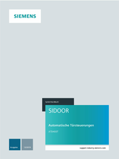 Siemens SIDOOR ATD400T Systemhandbuch