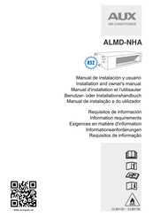 AUX ALMD-NHA Serie Benutzer- Oder Installationshandbuch