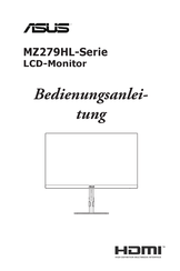 Asus MZ279HL-Serie Bedienungsanleitung