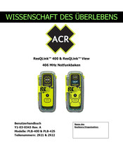 ACR ResQLink 400 Benutzerhandbuch