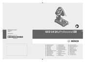 Bosch GCO 14-24 J Professional Originalbetriebsanleitung
