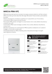 CP Electronics MWS1A-PRM-VFC Installationsanleitung